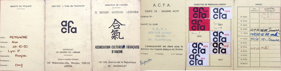 Aïkido traditionnel les associations culturelles ACFA ACEA
